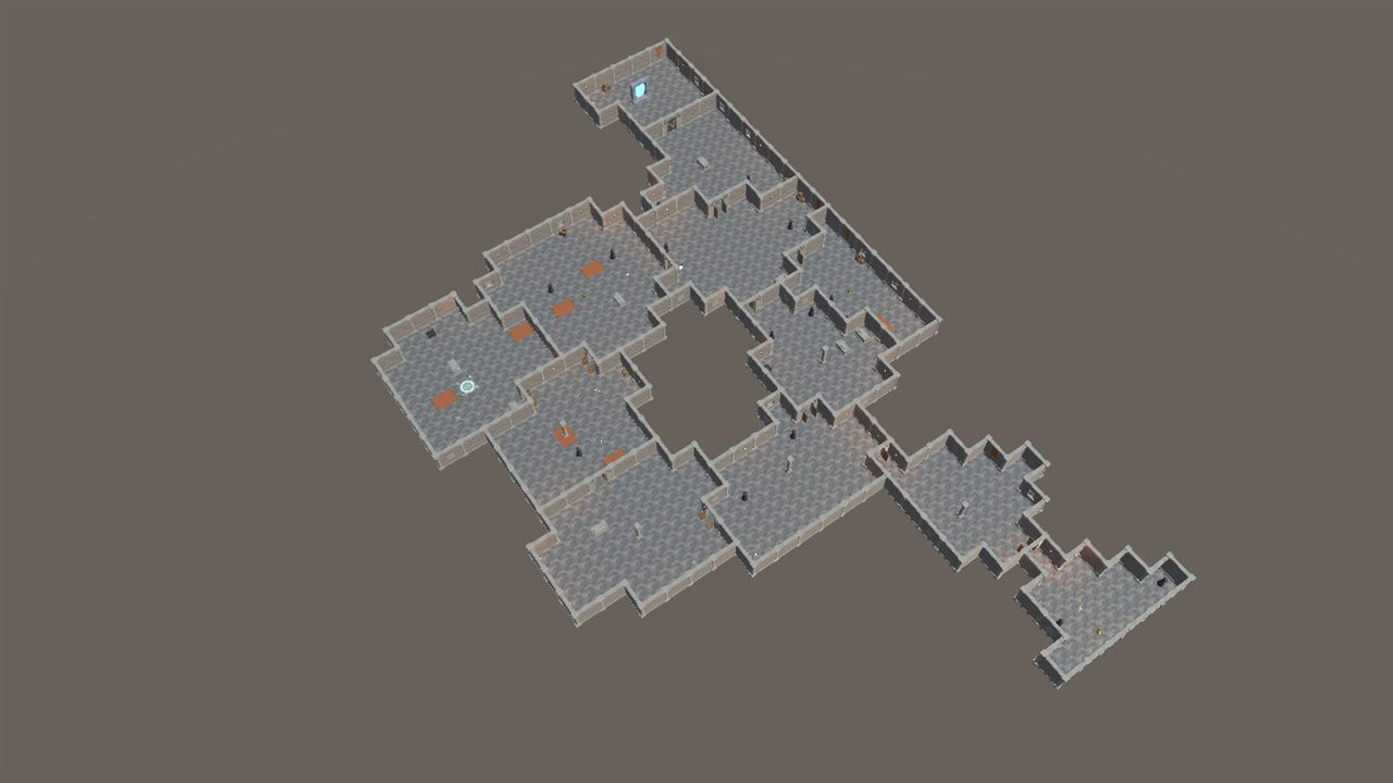 Irregular Voronoi cell rooms