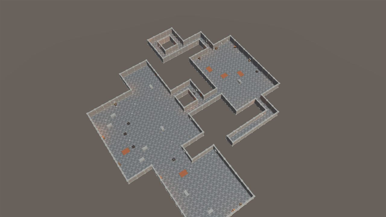 Wave Function Collapse crypt halls